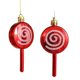 thumbnail image 1 of Adornos navideños, juego de 2 gorros navideños y bastones de carameloDecoraciones navideñasColgantes pequeños, 1 of 5