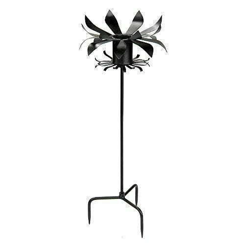 Achla Designs GBS-13 Petals Gazing Ball Wrought Iron Globe and Toadstool