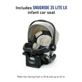 thumbnail image 4 of Graco Modes Element LX Travel System | Includes Baby Stroller with Reversible Seat, Extra Storage, Child Tray, One Hand Fold and SnugRide 35 Lite LX Infant Car Seat, Lynwood, 4 of 5