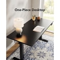 thumbnail image 4 of Adjustable height computer desk with 4 height memory settings, suitable for home office use, black, 4 of 5