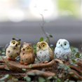 thumbnail image 2 of Estatuilla de búhos nocturnos de resina en miniatura, estatua de animal en miniatura para jardín de hadas, juguete para macetas de micropaisaje, decoración de terrario de musgo, 2 of 5