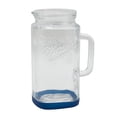 thumbnail image 2 of Mason Craft & More Glass 0.5 Gallon Pitcher with Removable Plastic Lid and Silicone Base, Navy, Useful for Serving Chilled Drinks, 2 of 6