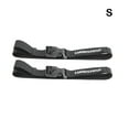 thumbnail image 2 of serony 2X Ceinture Attachée Ensemble Sangle de Cils de Bagage Sangles Sécurisées Extérieures Attache de Cargaison Boucle de Fixation Sangle Réglable Valise Affaires Sangle Sécurisée Noir/s, 2 of 8
