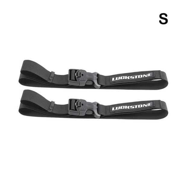 2X Attaché Ceinture Ensemble Bagages Cils Sangle Résistant à l'Usure Cravate de Fret Fixation Boucle Sangle Valise Réglable Affaires Sangles Sécurisées Noir/s