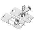 thumbnail image 1 of HEALEEP Security Door Latch Stainless Steel for Business Owners 1Set, 1 of 8