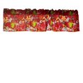 thumbnail image 2 of Cotton Window Valance Floral Print 58 Inch Wide Tropical Hawaiian Red, 2 of 5