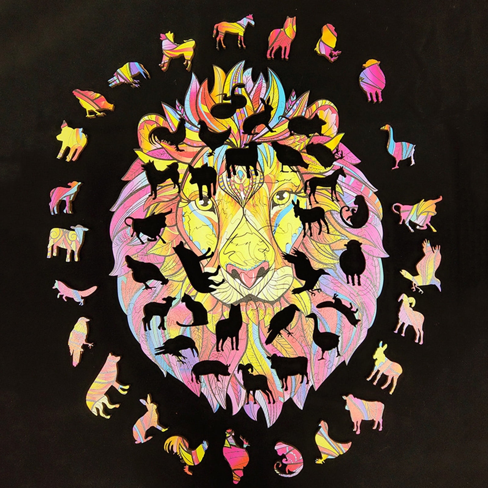 Funny Toy Wooden Puzzle Unique Shape 