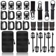 thumbnail image 1 of Accesorio De 30 Piezas Compatible Con Molle Webbing Belt Molle Kit De Accesorios Con 2 Hebillas De Botella De Agua Para Mochila Al Aire Libre Gancho Fijo, 1 of 6