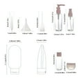 thumbnail image 3 of 11 Pack Travel Bottles for Toiletries,Leak Proof Refillable Travel Accessories for Shampoo Conditioner, SA Approved Travel Size Toiletries Containers, for Shampoo Conditioner Lotion(Colorful), 3 of 9