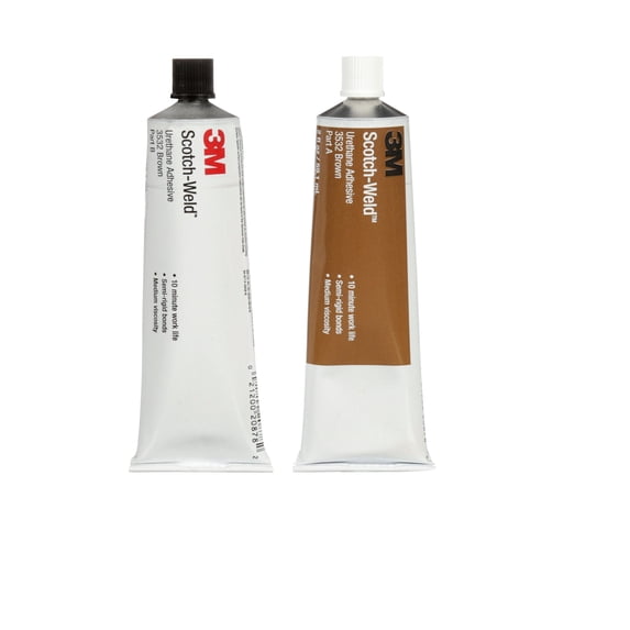 3M Scotch-Weld Urethane Adhesive 3532, Brown, Part B/A, 2 fl oz Kit, 6/case