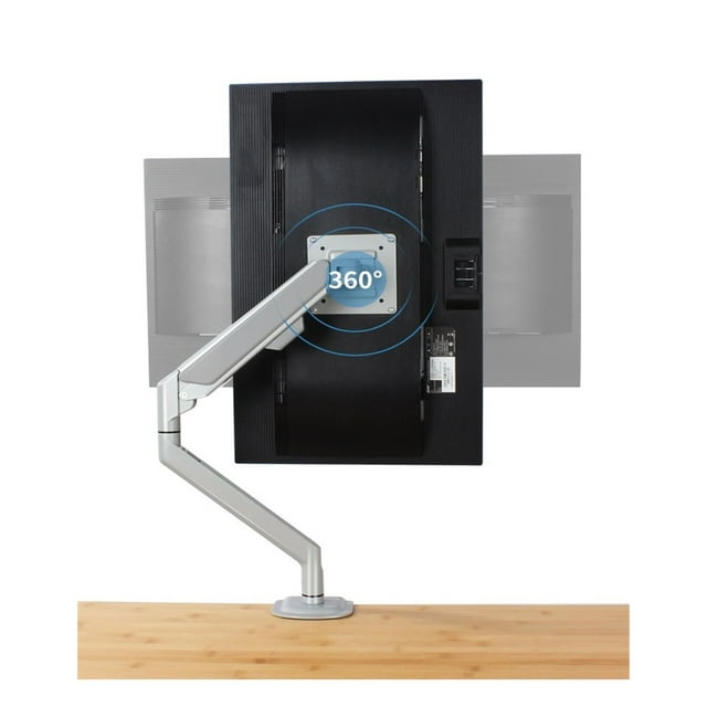 10-32" Gas Spring Monitor Arm 360 Rotate Tilt Swivel Desktop Screen Monitor Mount Computer Stand Holder ,Easy to Use