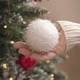 thumbnail image 5 of CREATITOY 6 Pcs Christmas Ornaments White Hanging Balls Decorations for Christmas Tree Xmas Holiday Home Party Supplies, 5 of 8