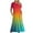 Multicolor2, variant on Diufon Linen Dresses for Women Flowy Sleeveless Crewneck Maxi Dress with Pockets Summer Beach Vacation Clothes
