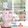 thumbnail image 6 of 40 Oz Pink Christmas Tree Tumbler With Handle,Christmas Tree Coffee Travel Mug Cup,Christmas Decor,Christmas Gifts for Women, 6 of 8