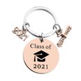 thumbnail image 1 of WIZUTIZ Class Of 2021 Graduate Gift Stainless Steel Keychain Tricolor up to 60% Off multicolor, 1 of 2