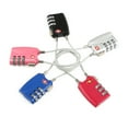 landege Mini TSA Approved Security Cable Luggage Lock 3Digit