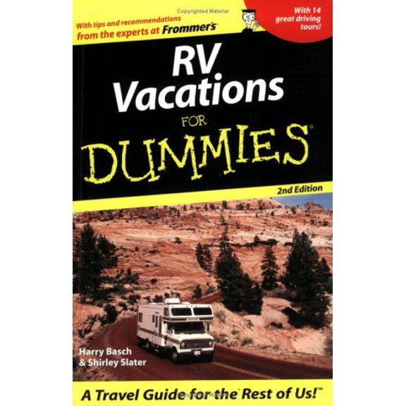 Pre-Owned RV Vacations For Dummies (Dummies Travel), 9780764544422, 076454442X, Paperback, 2 edition
