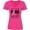 Hot Pink, variant on Inktastic Breast Cancer Awareness Get Your Pink on Women's V-Neck T-Shirt