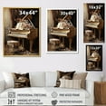 thumbnail image 4 of Designart "Brilliance Of The French Baroque Piano I" Music Floater Framed Wall Decor, 4 of 5