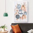 thumbnail image 4 of Fall Pumpkins Hello Pumpkin Vintage Retro Poster Wall Art Decor Print Hello Pumpkin Vintage Fall Canvas Prints Wall Art for Home Pet Kids Wedding Bedroom Wall Art Canvas Print 16x24inch, 4 of 8