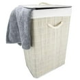 thumbnail image 1 of Heritage Houseware HERBH45164 Heritage Houseware Rectangular Bamboo Hamper, Grey, 1 of 1