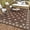 Brown, variant on TacleeKii 8' x 10' Waterproof Outdoor Rug, Reversible Mat, Reversible Picnic Mat with Carry Bag for Camping, Patio, RV, Deck, Backyard, Dark Blue