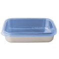 thumbnail image 1 of U Konserve Stainless Steel Rectangle Food Storage Bento Box Container Leak Proof Silicone Lid Dishwasher Safe Plastic Free 25oz Cosmice Blue, 1 of 1