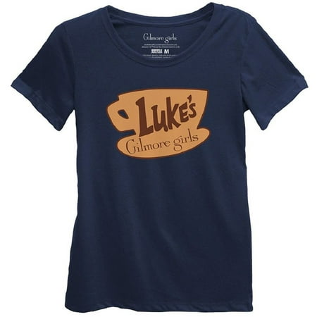 Gilmore Girls Luke's Diner Juniors Navy T-shirt