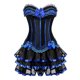 thumbnail image 1 of S-6xl Corsé sexy para mujer Conjunto de corsé y falda Overbust Corselet tutú, 1 of 5