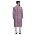 thumbnail image 3 of Atasi Long Sleeve Kurta Printed Button Down Asymmetric Designer Kurta For Boys, 3 of 5