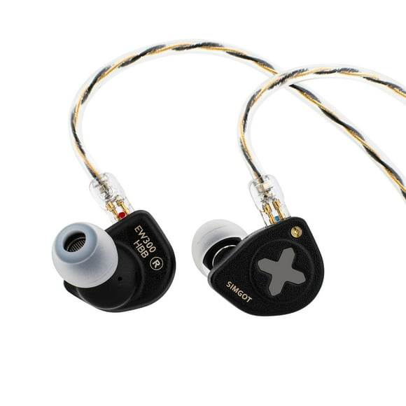 Auriculares con cable Linsoul SIMGOT EW300 HBB 1DD+1 Planar+1PZT IEM