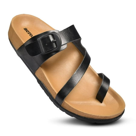 

Aerosoft - Dart Casual Fashion Comfortable Strap Slip On Sandals for Women