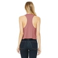 thumbnail image 2 of Ladies' Racerback Cropped Tank - HEATHER MAUVE - S, 2 of 3