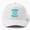 White, variant on Fishing Hooked for Life Trout Baseball Hat, Angler Fish Species Statement Design, Classic Cap