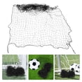 thumbnail image 1 of Luxshiny Soccer Enthusiasts Soccer Goal Net Black Weather Resistant for Backyard Games 1Pcs, 1 of 6