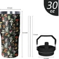 thumbnail image 2 of 30oz Insulated Tumbler with Handle and Flip Straw, Cute Horse Stainless Steel Travel Mug, Leakproof Coffee Cup Water Bottle, Gift for Women Animal Lovers for Christmas Birthday Mother''s Day, 2 of 6