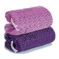 thumbnail image 1 of Sponge Exfoliating Bath Cleanser Mimicking Loofah Texture Gentle for Body and Face with Hanging Loop Travel Washer (Light Purple), 1 of 1
