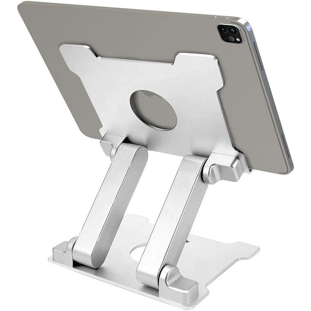 High-quality Tablet Holder, Adjustable Folding All-aluminum Solid Up To 13 Inches Tablet Holder