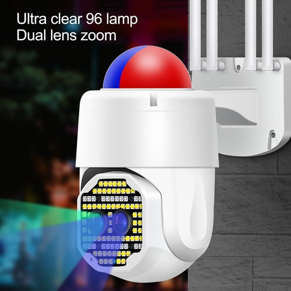 Skegnu 50% Off Clear! 1080P Home Security Camera Outdoor Wireless WiFi Pan Tilt 355° View With Motion Detection And Sirens,Color Night Vision Cameras for Home Security