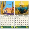 thumbnail image 3 of Billuyoard Calendario de pared de dibujos animados divertido planificador mensual de vacaciones Oficina evento arte niños regalo hogar colgante decoración Almacenamiento y organización del hogar Billuyoard HA010941-00, 3 of 6