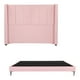 thumbnail image 1 of Recámara King Size Foss Rosa con Cabecera + Base Cama Slim, 1 of 11
