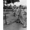 thumbnail image 2 of First Lady Eleanor Roosevelt Visiting Guadalcanal Military Cemetery History (18 x 24), 2 of 2