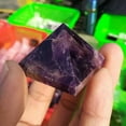 thumbnail image 2 of K-KED Natural Amethyst Pyramid Quartz Crystal Gemstone Healing Energy Tower Rock, 2 of 9