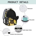 thumbnail image 4 of "Beautiful Wildflower & Sunflower Themed Backpack - Large Capacity Water-Resistant Campus Bag, Ergonomic Design with Breathable Back Panel, Perfect for Students", 4 of 6