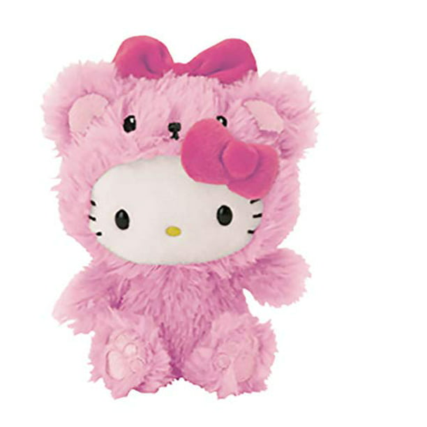 Hello Kitty Sanrio Furry Teddy Bear Costume Plush Toy Mascot Size 
