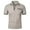 Gray(New), variant on PNTUTB Men's Summer Sports Short Sleeve Casual Moisture Wicking Shirt Button Down Collar Solid Color T-shirt