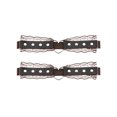 thumbnail image 1 of Woman Fun Decorative Belt Peach Heart Hole Lace Mesh Leg Belt, 1 of 6