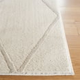 thumbnail image 3 of SAFAVIEH Revive Lorrin Diamond Polyester Area Rug, Ivory, 8' x 10', 3 of 8