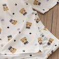 thumbnail image 5 of Kogui Kids Pjs Girls Toddler Girls Pajamas Long Pants & Top Snug Fit Soft 2Pcs for Kids Cozy Sleepwear 4T 5T (Brown,4-5 Years), 5 of 6