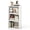 White, variant on Giantex 3-Cube Bookcase, Floor Standing Open Bookshelf w/7-Position Adjustable Shelves, Modern Display Shelf, Natural